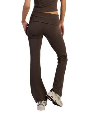 Y2k Bundle 2 Pairs Womens Foldover Yoga Pants Size L/XL Harlow/unknown